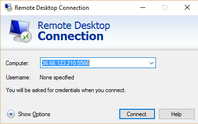 Ubah Nomor Port Remote Desktop